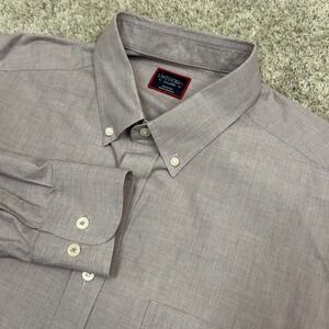 UNTUCKit Button Down Shirt Alvaro XL Mauve Long Sleeve Cotton Regular Fit